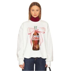 The Laundry Room Diet Coke Bow - Standard Jumper - White